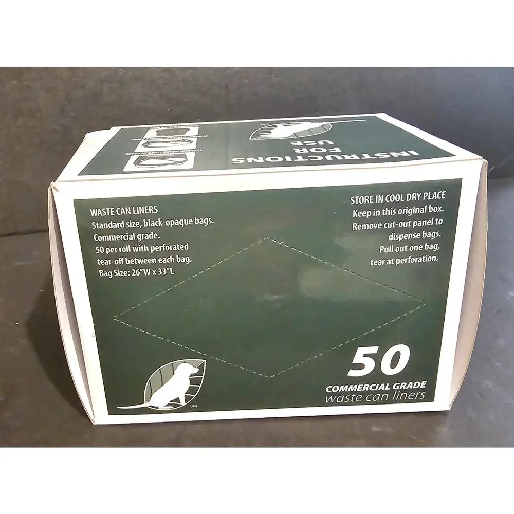 New Listing - Commercial Grade Dog Waste Station Can Liners -1 Roll of 50 bag...